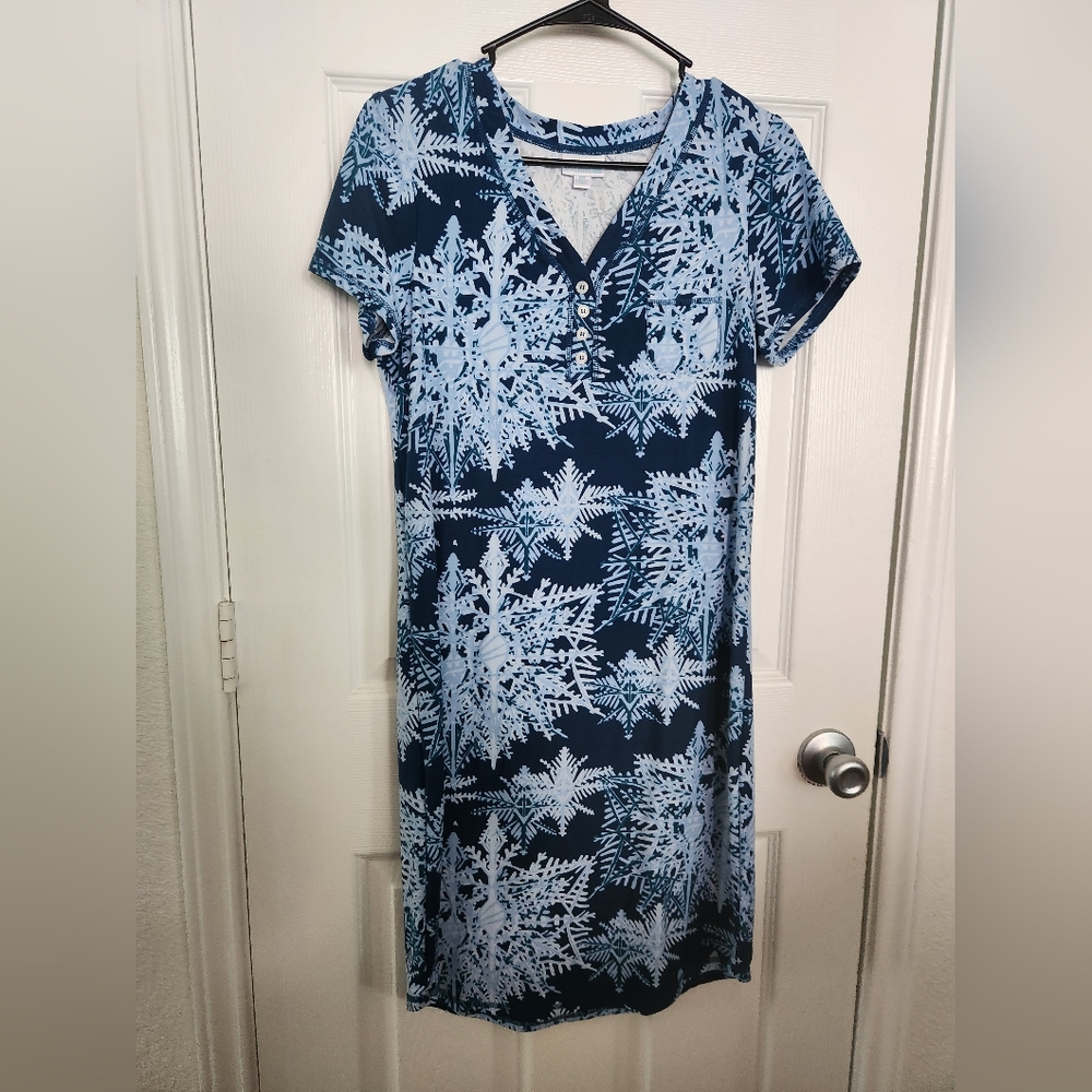 LuLaRoe Dream collection sleep shirt xs
